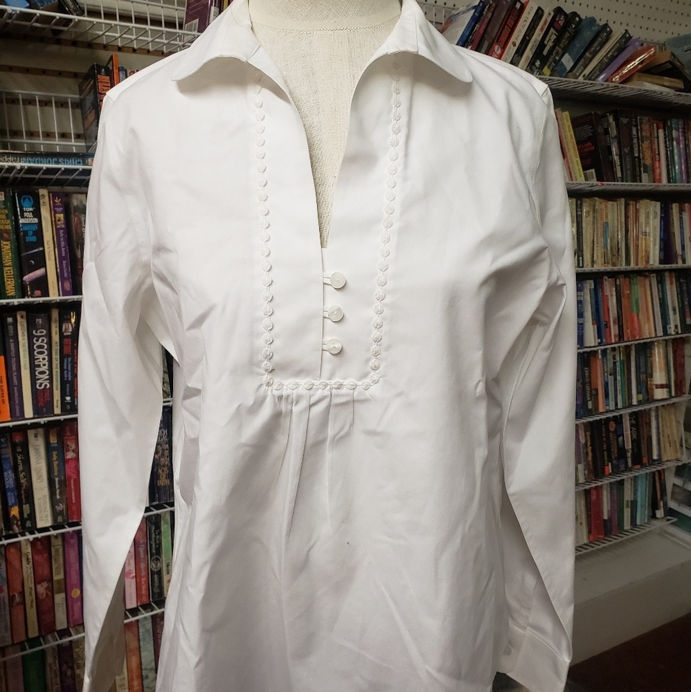 Coldwater Creek Ladies White Blouse